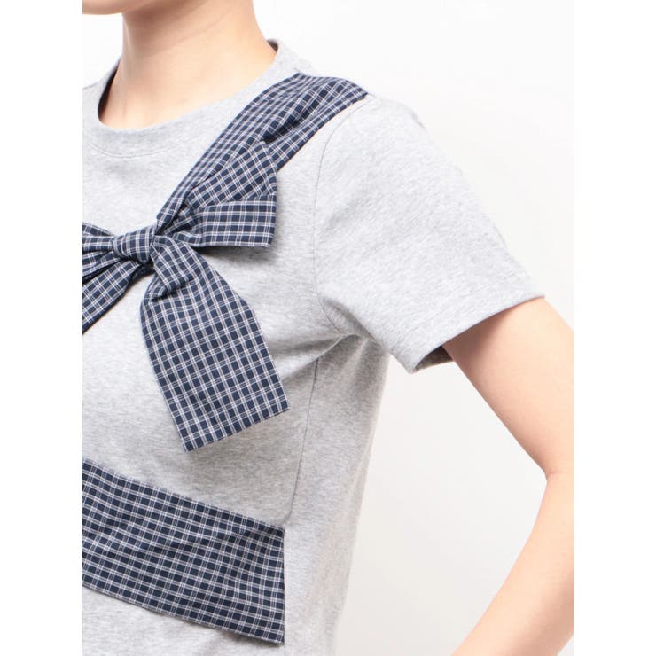 リボンテープTシャツ | EMODA | 詳細画像29 