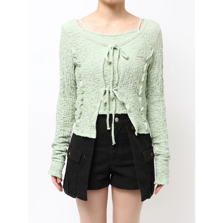 ミントグリーン | カットツインセット | EMODA