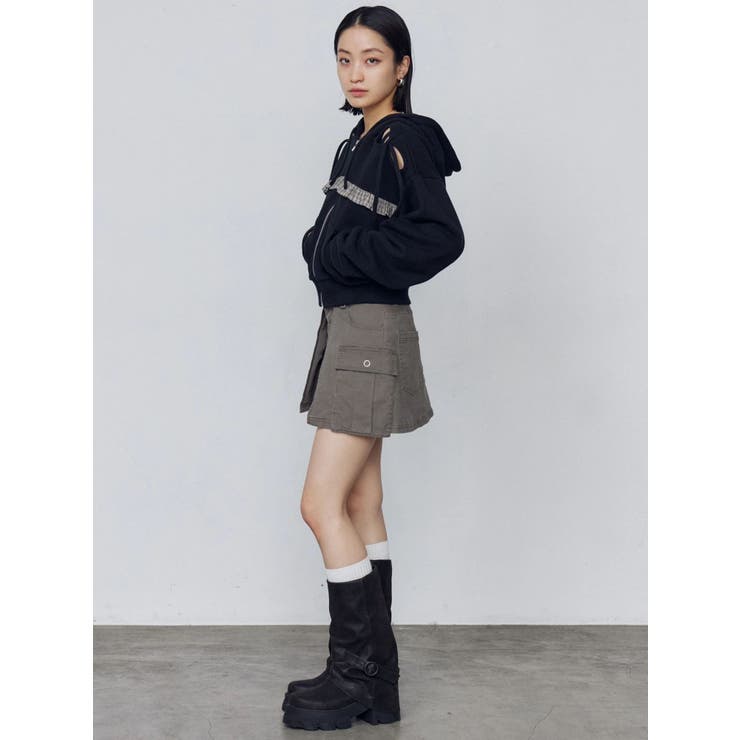 カットアウトリボンフーディ | EMODA | 詳細画像16 