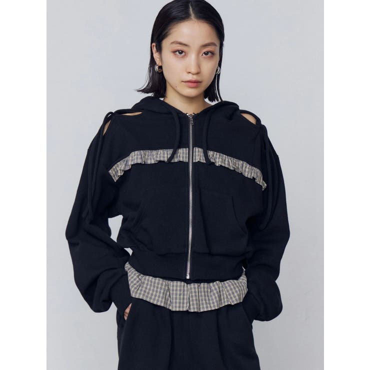 カットアウトリボンフーディ | EMODA | 詳細画像8 