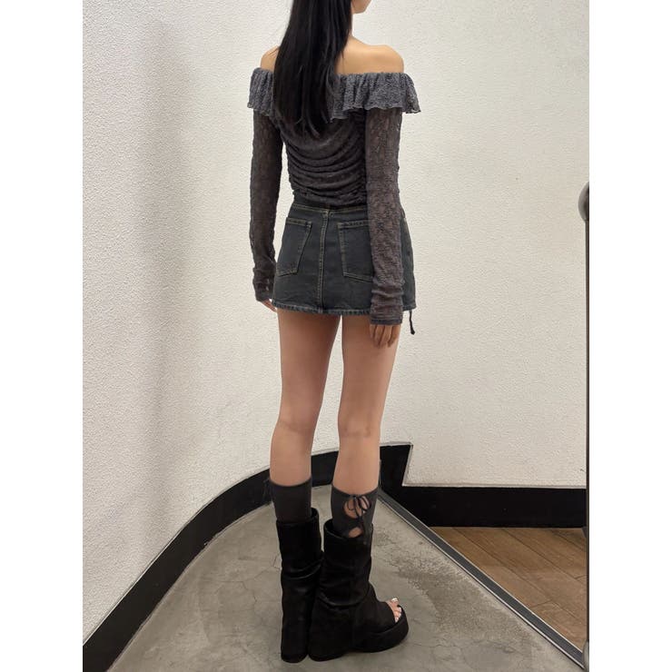 オフショルダーギャザートップ | EMODA | 詳細画像14 