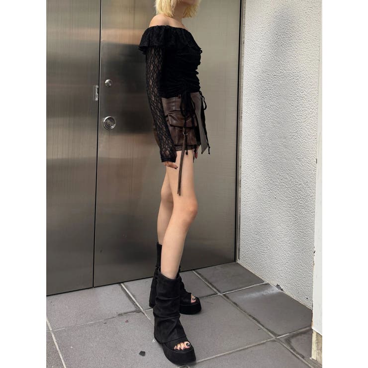 オフショルダーギャザートップ | EMODA | 詳細画像20 