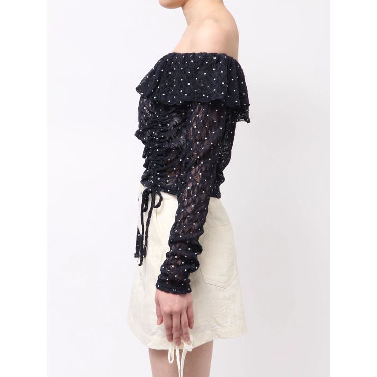 オフショルダーギャザートップ | EMODA | 詳細画像22 