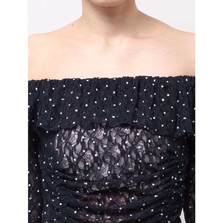 オフショルダーギャザートップ | EMODA | 詳細画像24 