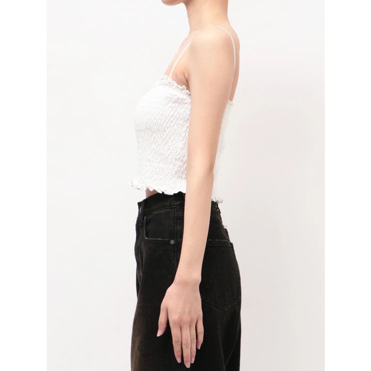 シャーリングクロップキャミソール | EMODA | 詳細画像19 