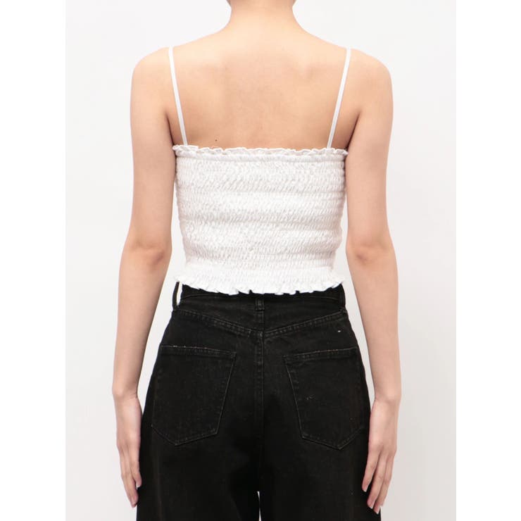 シャーリングクロップキャミソール | EMODA | 詳細画像20 