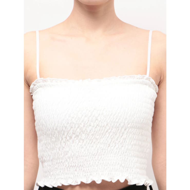 シャーリングクロップキャミソール | EMODA | 詳細画像21 