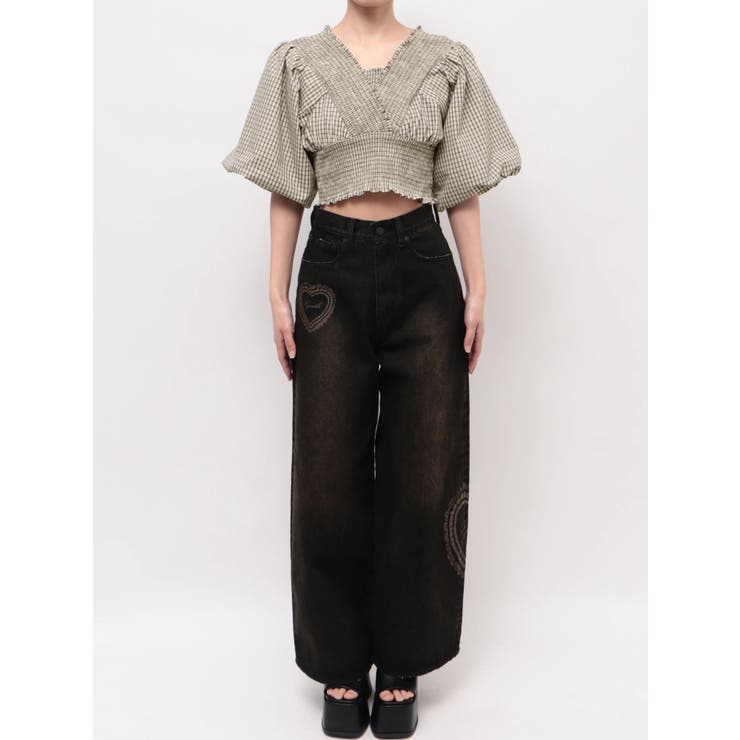 シャーリングミニトップ[品番：MKSW0072660]｜EMODA（エモダ
