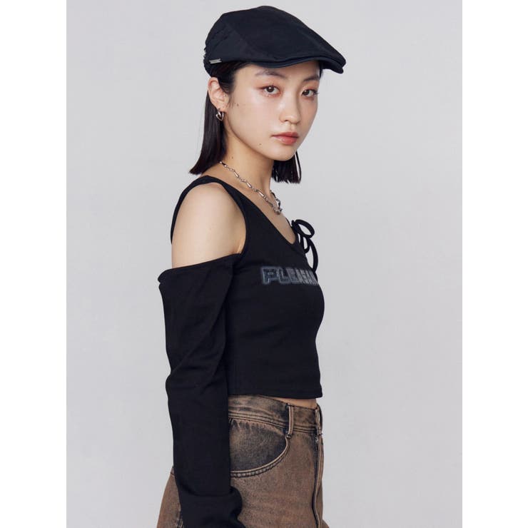 レイヤードロゴロングスリーブTシャツ | EMODA | 詳細画像21 