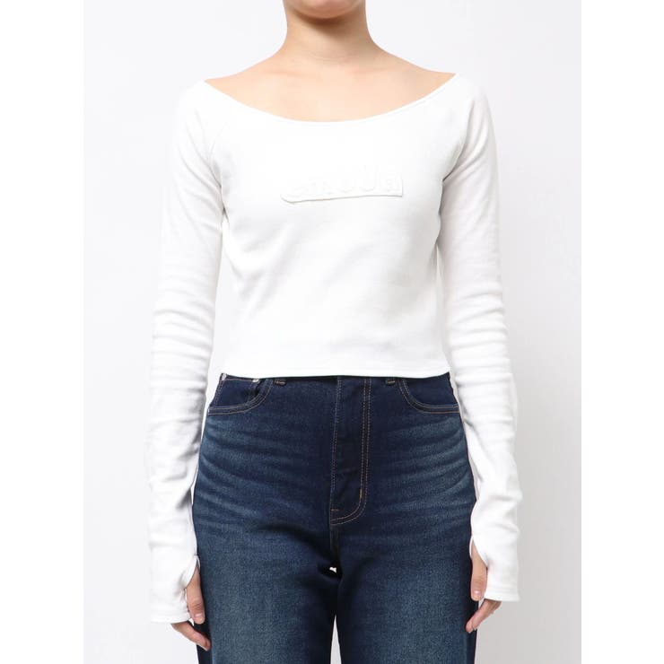 ロゴパッチクロップドロンT | EMODA | 詳細画像1 