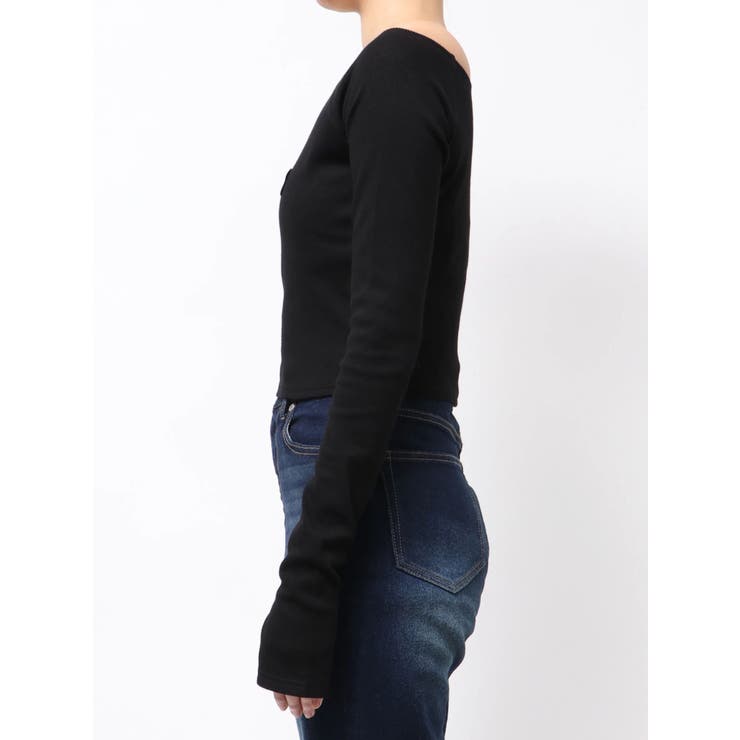 ロゴパッチクロップドロンT | EMODA | 詳細画像4 