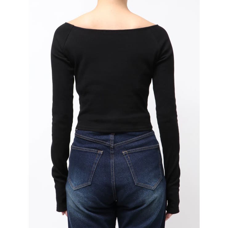 ロゴパッチクロップドロンT | EMODA | 詳細画像5 