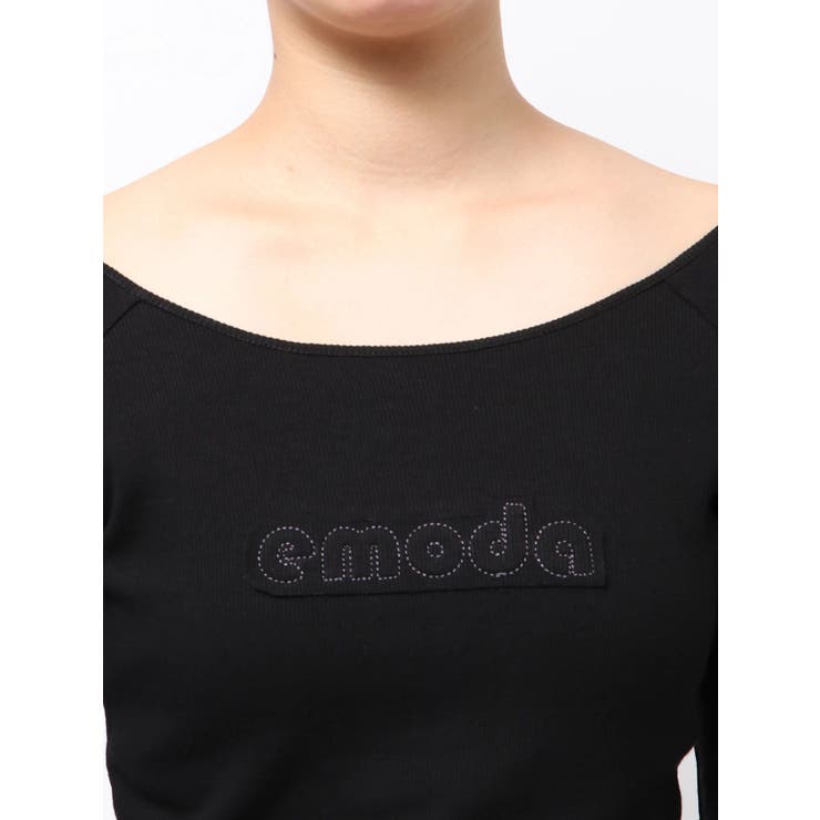 ロゴパッチクロップドロンT | EMODA | 詳細画像6 