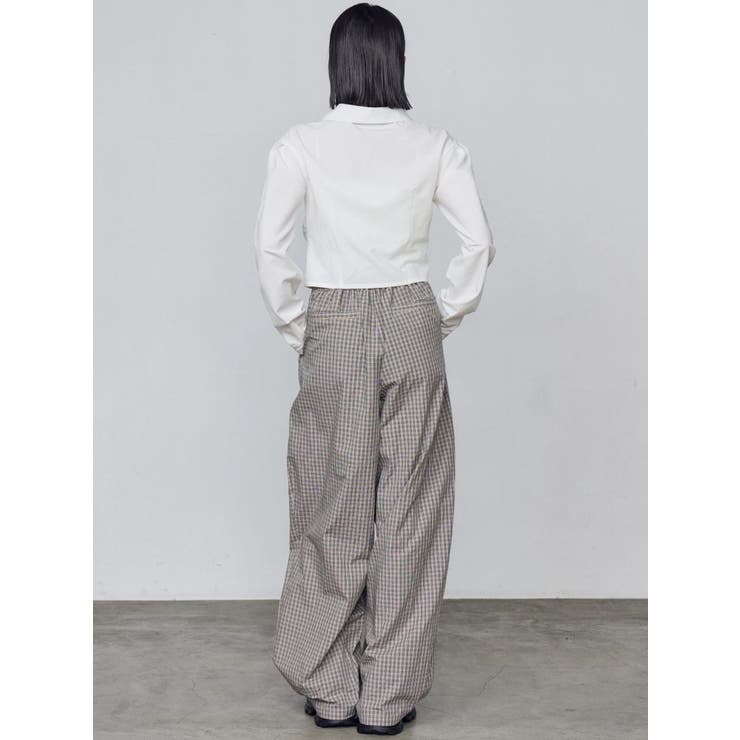 ギャザーフロントスキッパーシャツ | EMODA | 詳細画像18 