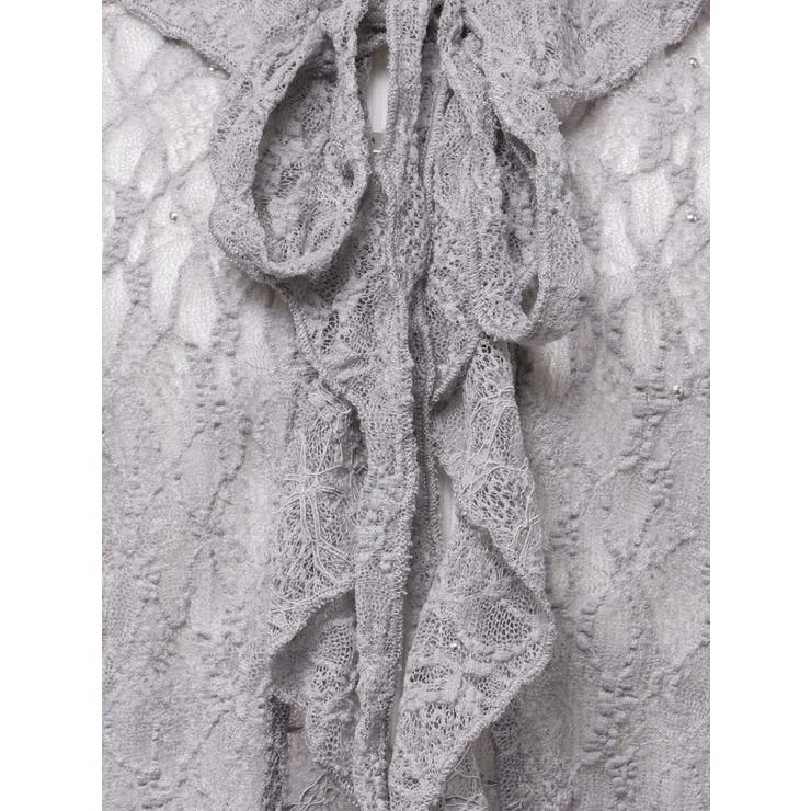 ドットラッフルフリルクロップトップ | EMODA | 詳細画像29 