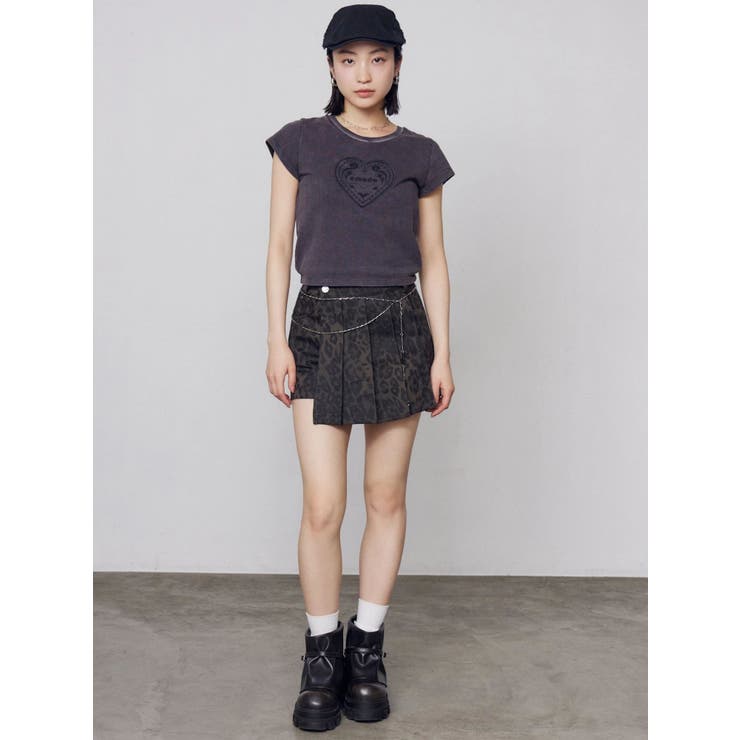 エンブレムハートパッチTシャツ | EMODA | 詳細画像13 