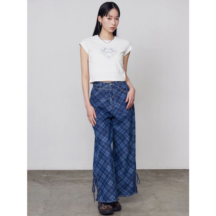 エンブレムハートパッチTシャツ | EMODA | 詳細画像19 