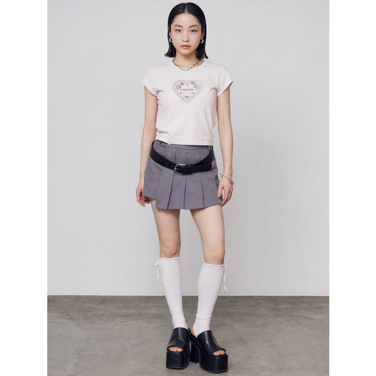 エンブレムハートパッチTシャツ | EMODA | 詳細画像25 