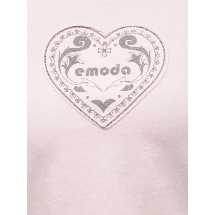 エンブレムハートパッチTシャツ | EMODA | 詳細画像36 