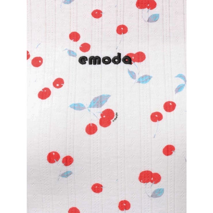 アイレットクロップドロングスリーブTシャツ | EMODA | 詳細画像33 