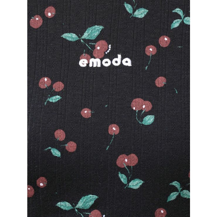 アイレットクロップドロングスリーブTシャツ | EMODA | 詳細画像34 