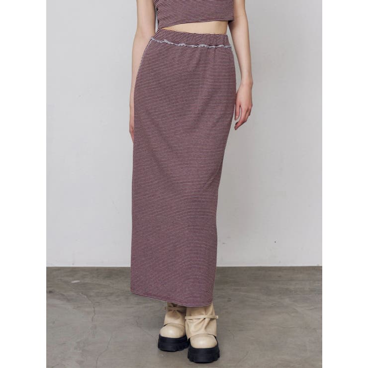 レースラインマキシスカート | EMODA | 詳細画像12 