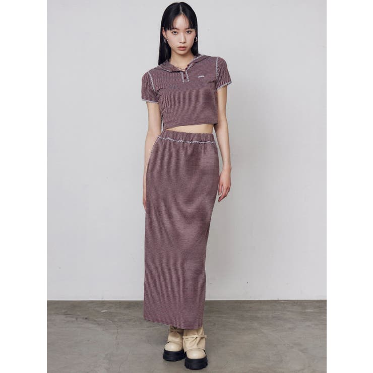 レースラインマキシスカート | EMODA | 詳細画像13 