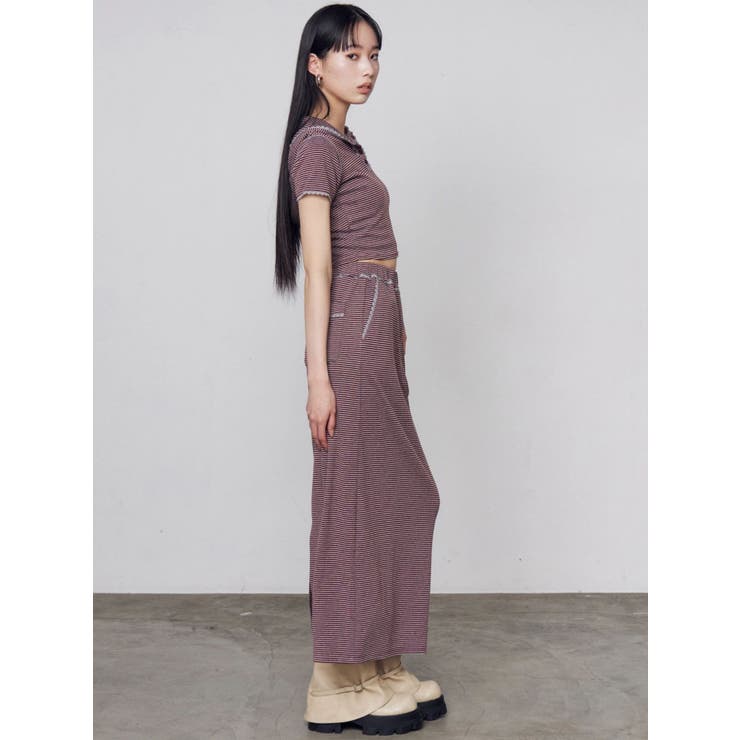 レースラインマキシスカート | EMODA | 詳細画像14 