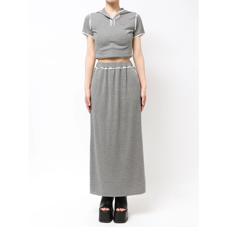 レースラインマキシスカート | EMODA | 詳細画像23 
