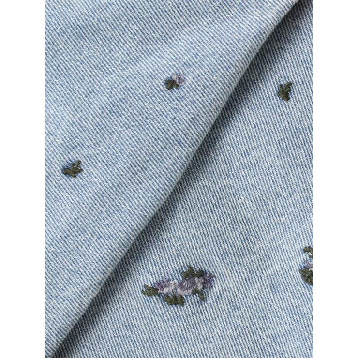 ロングベルトボックスデニムスカート | EMODA | 詳細画像30 