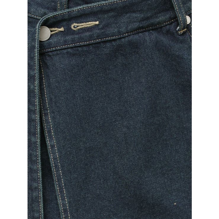 ロングベルトボックスデニムスカート | EMODA | 詳細画像32 