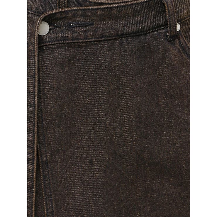 ロングベルトボックスデニムスカート | EMODA | 詳細画像33 