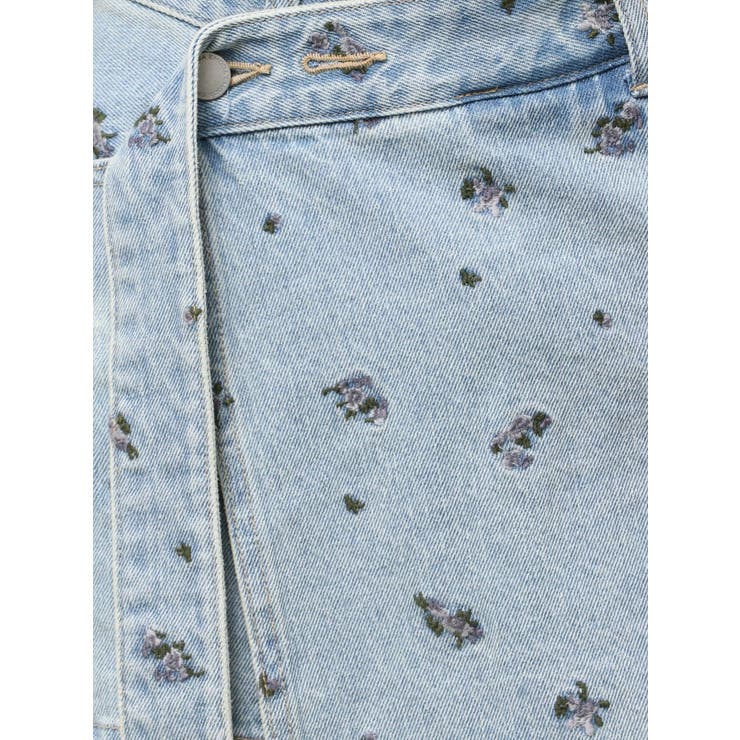 ロングベルトボックスデニムスカート | EMODA | 詳細画像34 