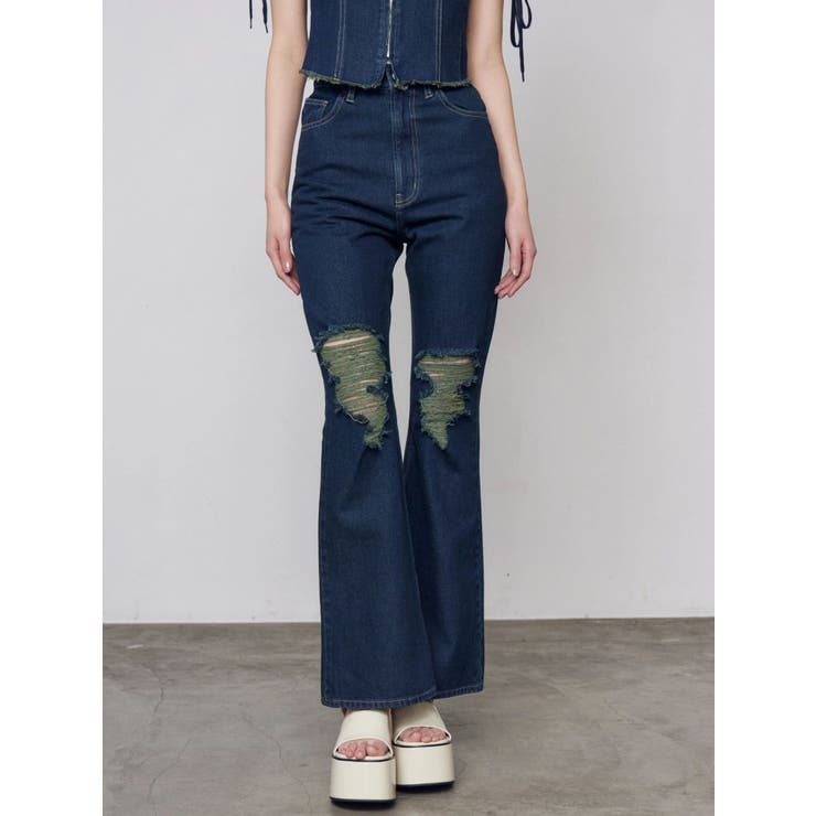 クラッシュフレアデニム | EMODA | 詳細画像12 