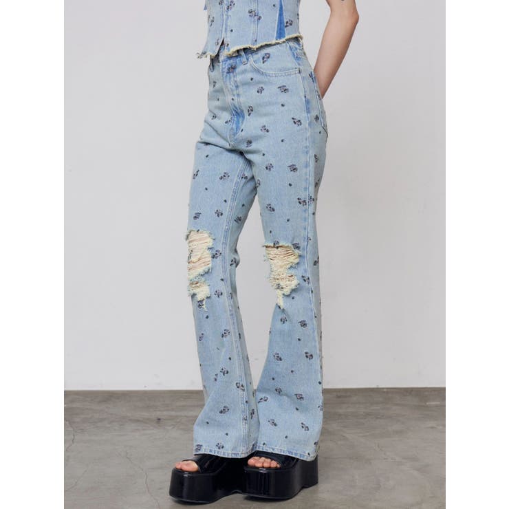 クラッシュフレアデニム | EMODA | 詳細画像4 