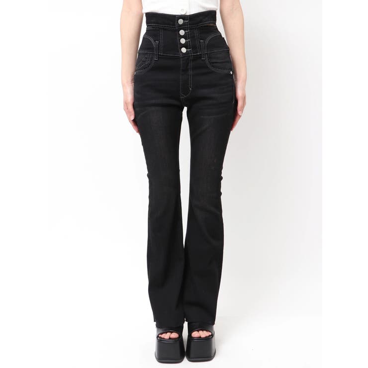 レースサイドオープンフレアパギンス | EMODA | 詳細画像1 