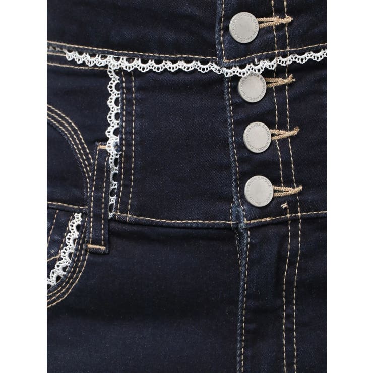 レースサイドオープンフレアパギンス | EMODA | 詳細画像13 