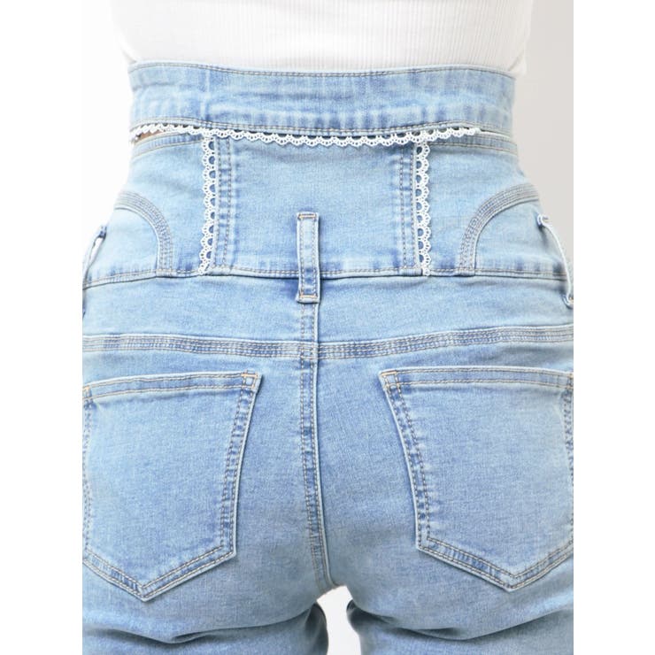 レースサイドオープンフレアパギンス | EMODA | 詳細画像6 