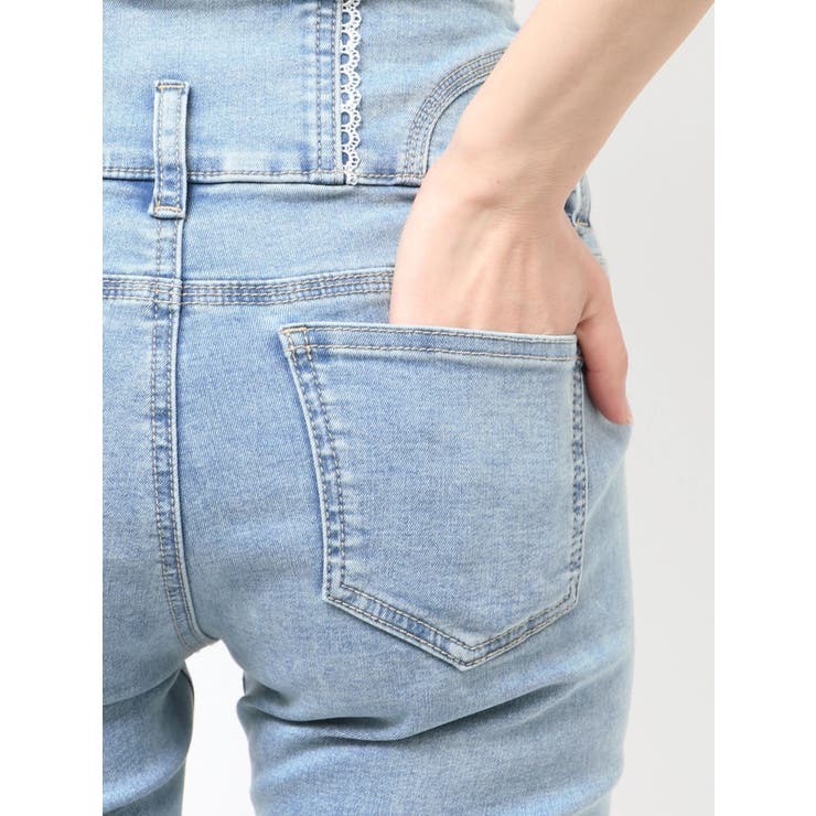 レースサイドオープンフレアパギンス | EMODA | 詳細画像7 