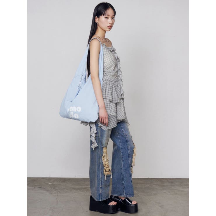 レースクラッシュルーズデニム | EMODA | 詳細画像10 