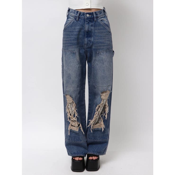 レースクラッシュルーズデニム | EMODA | 詳細画像19 