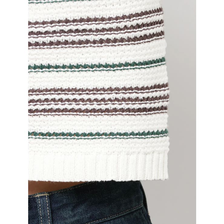 ボーダーポロニット | EMODA | 詳細画像22 