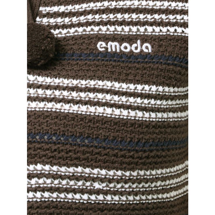 ボーダーポロニット | EMODA | 詳細画像26 