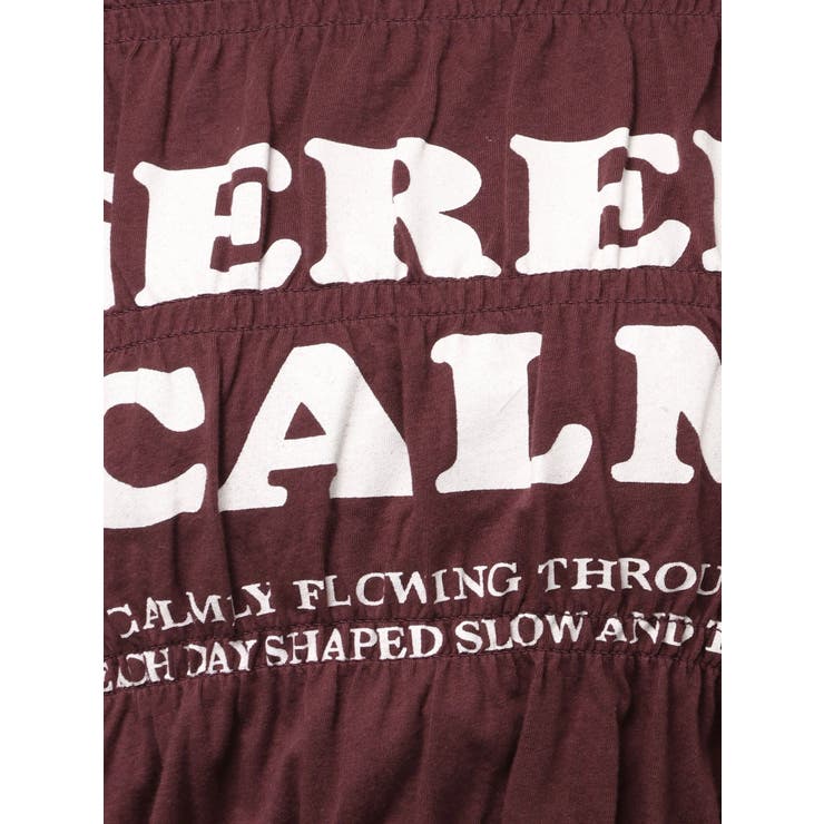 ロゴギャザーTシャツ | EMODA | 詳細画像22 