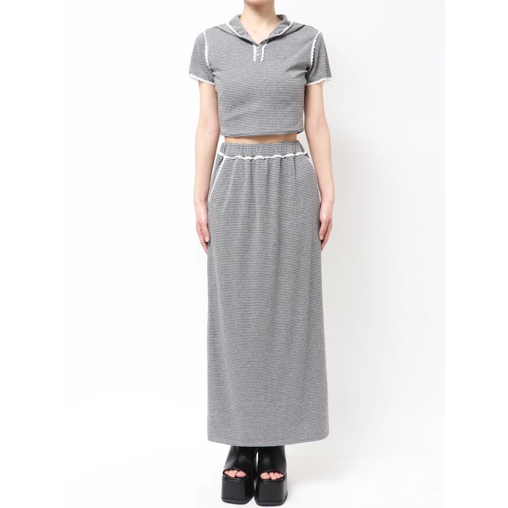 レースラインフーディトップス | EMODA | 詳細画像10 