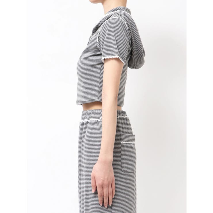 レースラインフーディトップス | EMODA | 詳細画像4 