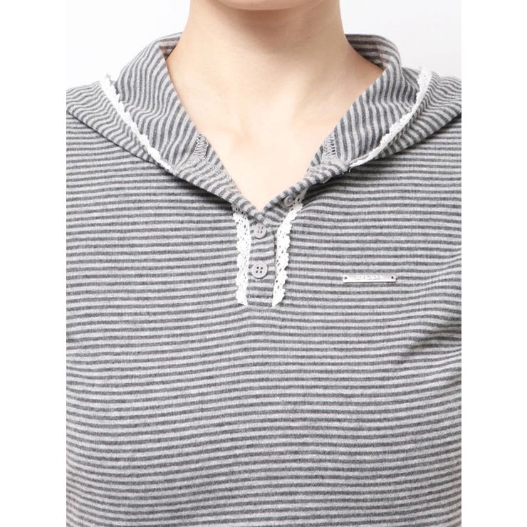 レースラインフーディトップス | EMODA | 詳細画像6 