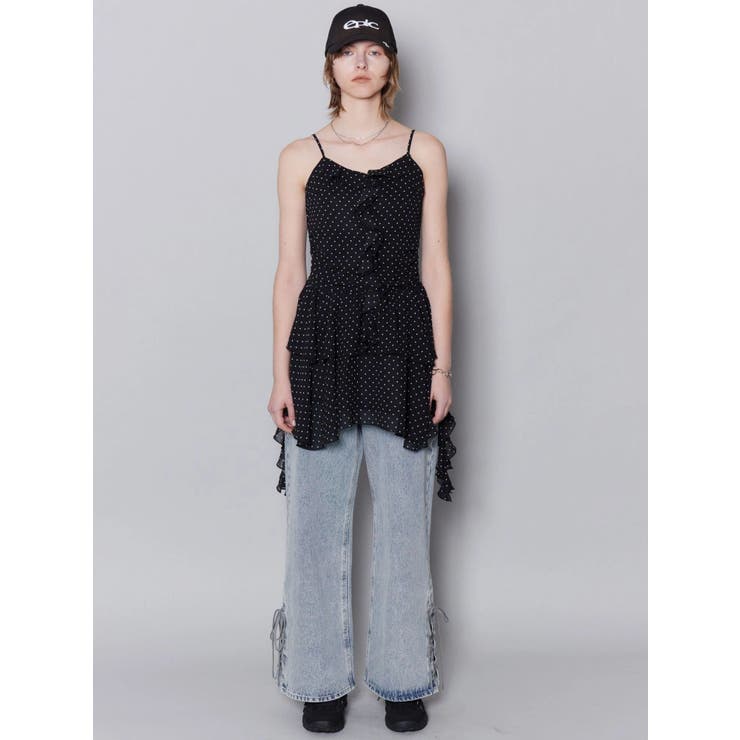 シアーラッフルキャミロングトップ | EMODA | 詳細画像13 