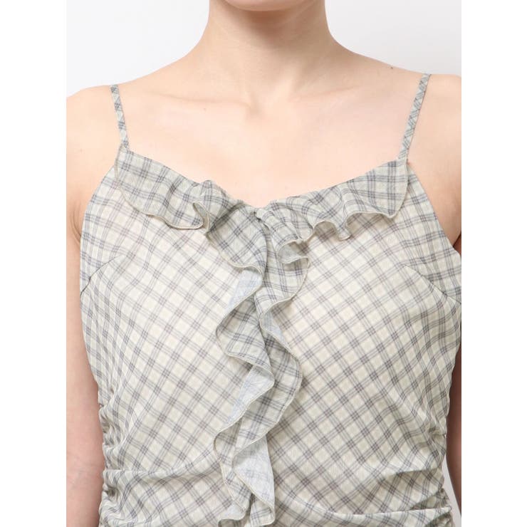 シアーラッフルキャミロングトップ | EMODA | 詳細画像19 