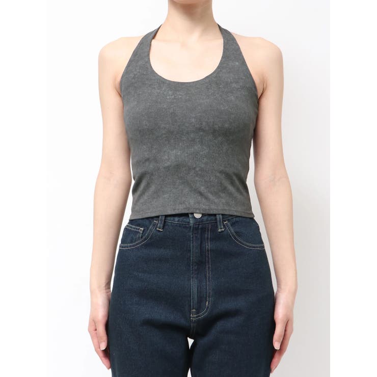 ホルターネックリブタンクトップ | EMODA | 詳細画像3 
